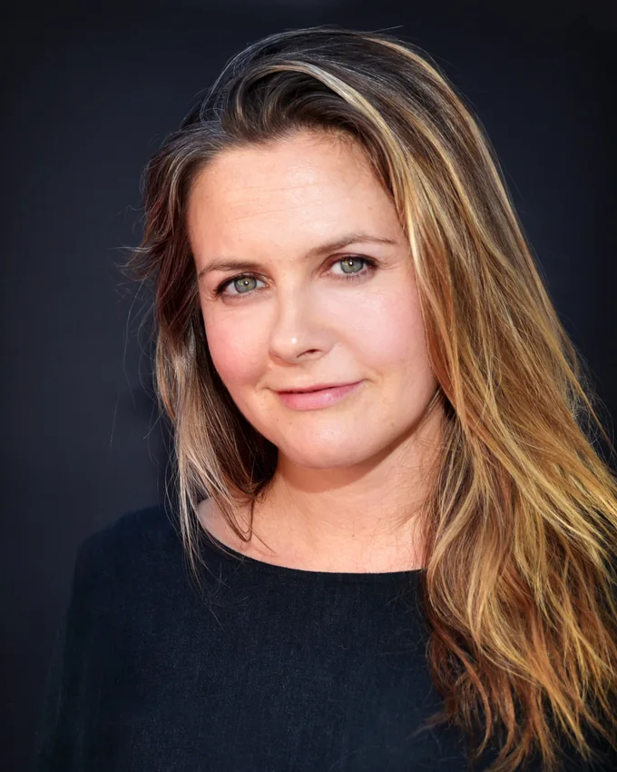 Alicia Silverstone in a studio portrait, 2019